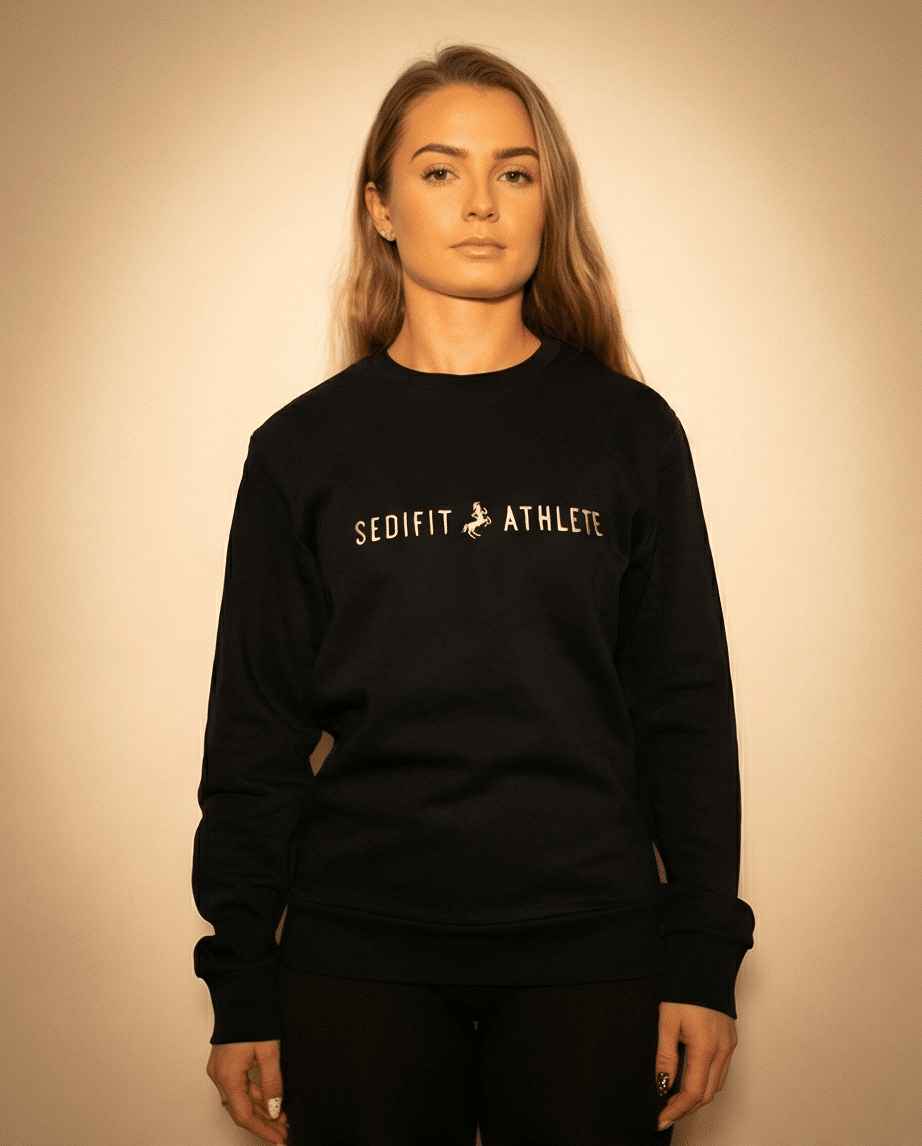 pull col rond unisexe navy face